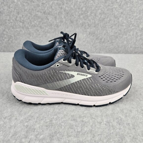Brooks Addiction GTS 15 Womens Size 9.5 D Gray Athletic Running Shoes Sneakers - Picture 3 of 11